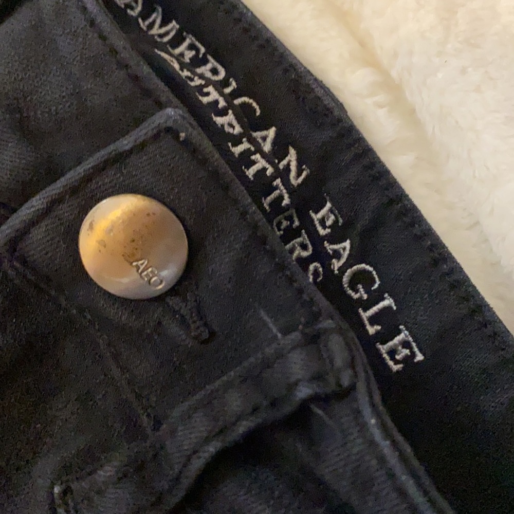 American Eagle black hi-rise jegging - Picture 5 of 7